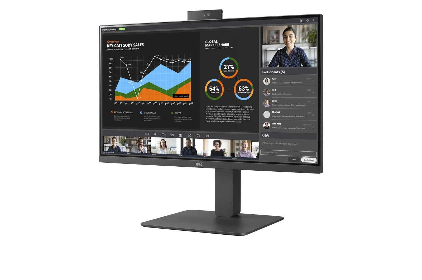 LG 24BR750C-C computer monitor – image 3