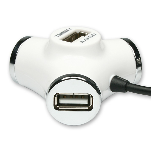 Axagon HUE-X3 interface hub 480 Mbit/s White – image 2