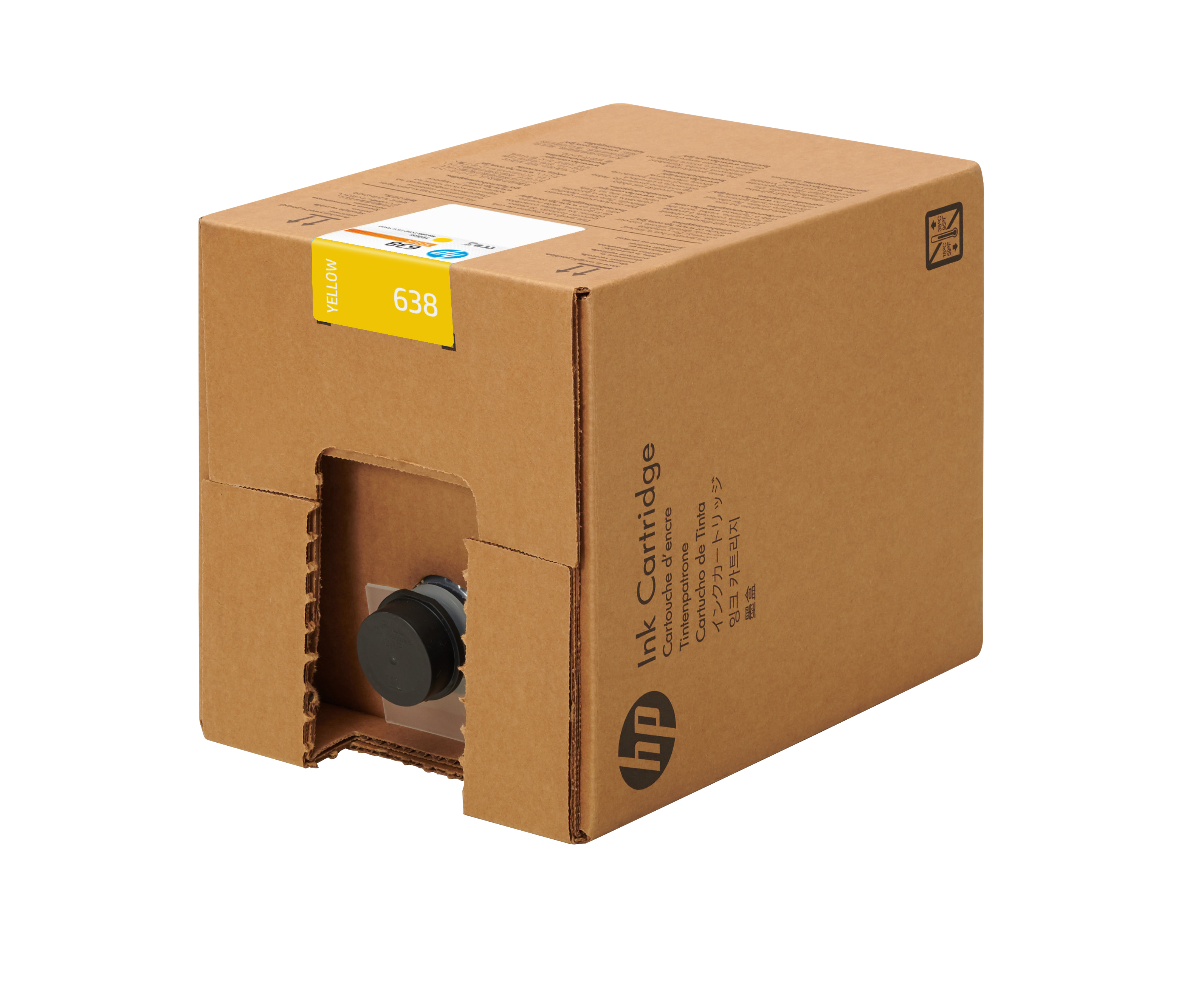 HP Cartouche d'encre Stitch à sublimation thermique 638, jaune, 10 litres