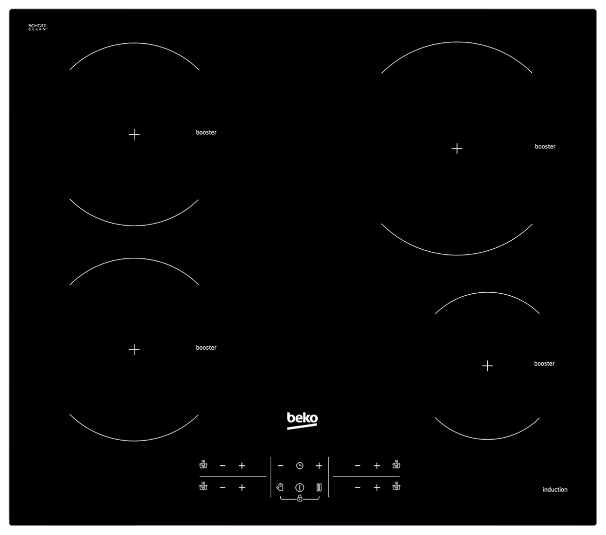 Beko HXI64200AT hob Black Built-in – image 6