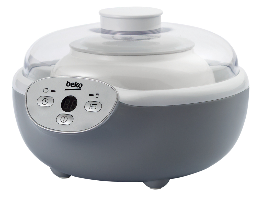 Resim Beko BKK 1170 Yoğurt Makinesi - 1.5 L, 20 W, Gri/Şeffaf/Beyaz