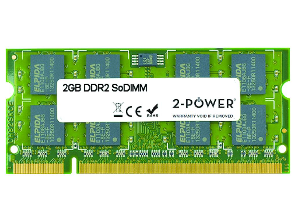 2-Power 2GB DDR2 533MHz SoDIMM Memory - replaces V742002GBS