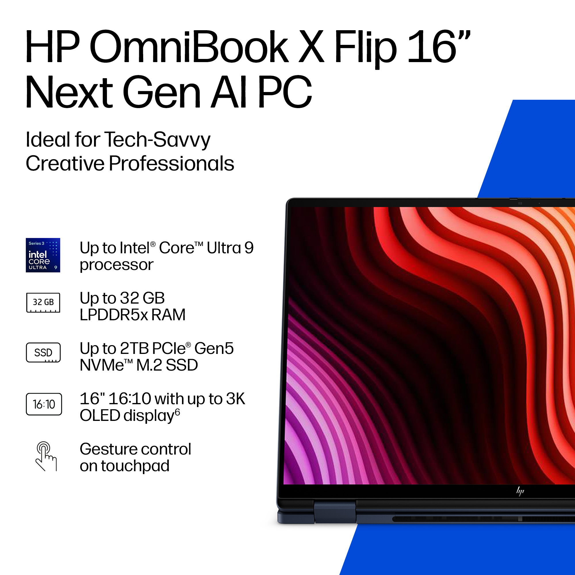 HP OmniBook X Flip 2-in-1 Laptop Next Gen AI 16-cb0006nax – image 4