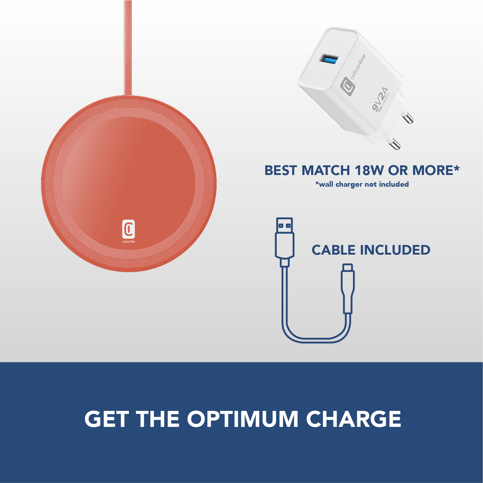 Cellularline Neon Wireless Charger - Apple, Samsung and other Wireless Smartphones – image 6