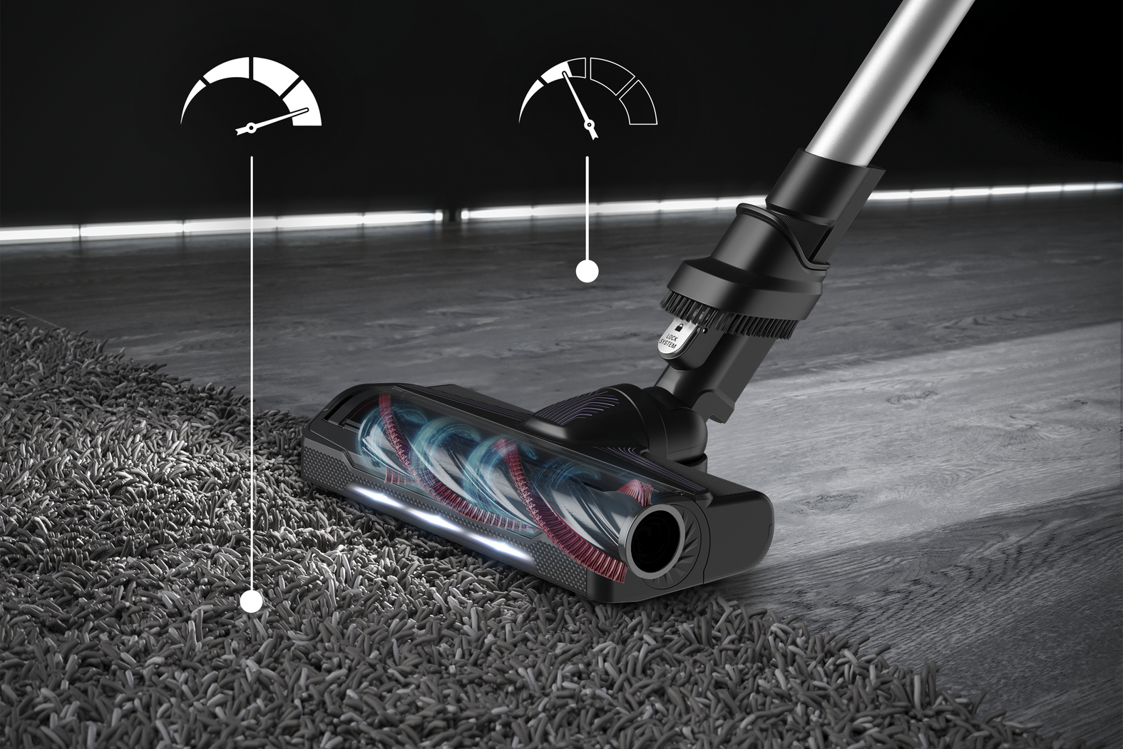 Rowenta RH2037 2-in-1 stick vacuum Battery Dry Bagless – image 3