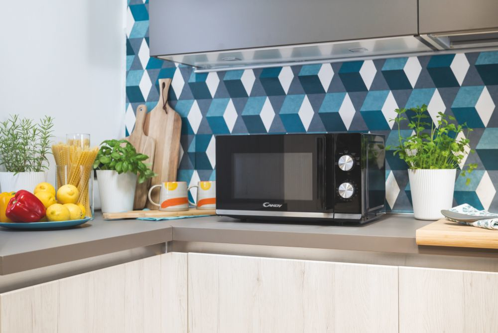 Candy Timeless Compact CMW20TNMB-07 Black Solo microwave Countertop – image 2
