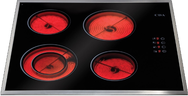 CDA HCC662SS hob Stainless steel Built-in Zone induction hob 4 zone(s)