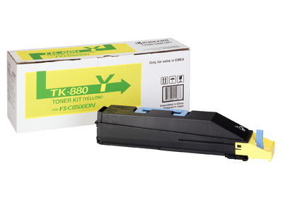 Kyocera TK-880Y toner cartridge 1 pc(s) Original Yellow – image 1