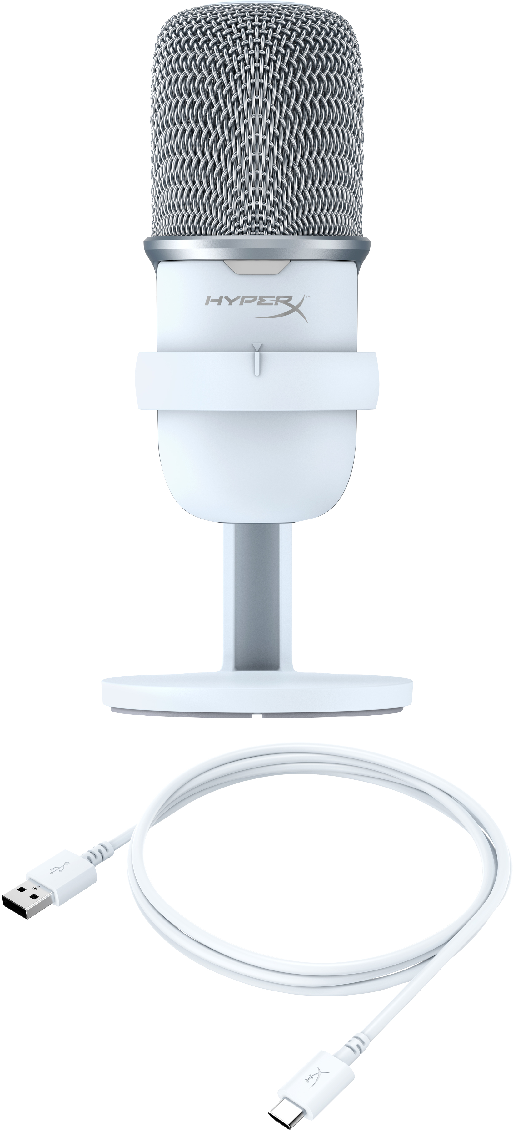 HyperX SoloCast - USB Microphone (White) – image 7