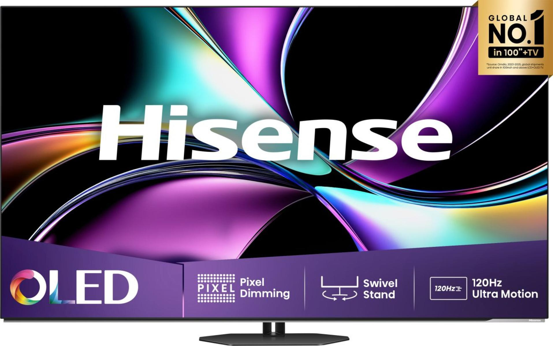 Hisense 55A85Q 139.7 cm (55") 4K Ultra HD Smart TV Wi-Fi Black, Grey – image 1
