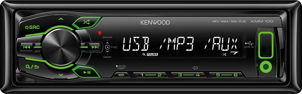 Kenwood KMM-100GY car media receiver Black – image 2