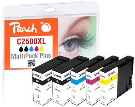 Peach PI100-284 ink cartridge Black, Cyan, Magenta, Yellow