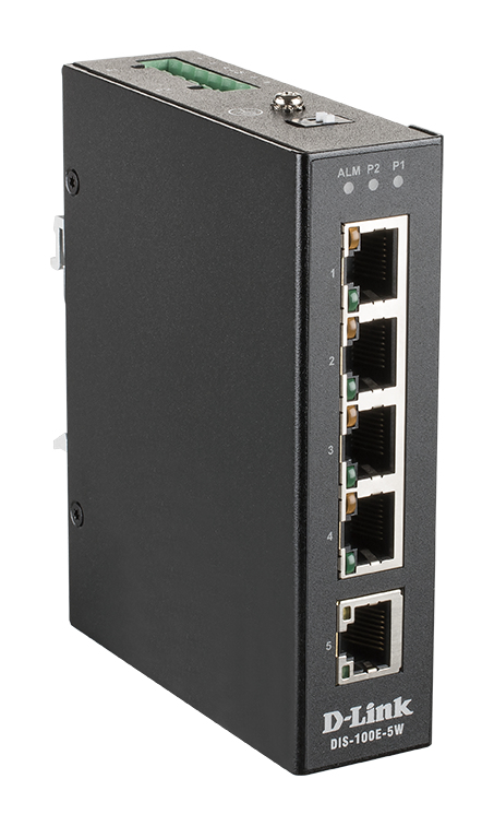 D-Link 5-Port Unmanaged Industrial Switch with