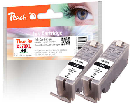 Peach PI100-287 ink cartridge Black
