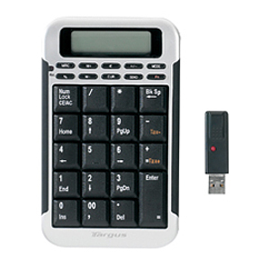 Targus AKP06CA keyboard RF Wireless Numeric Black