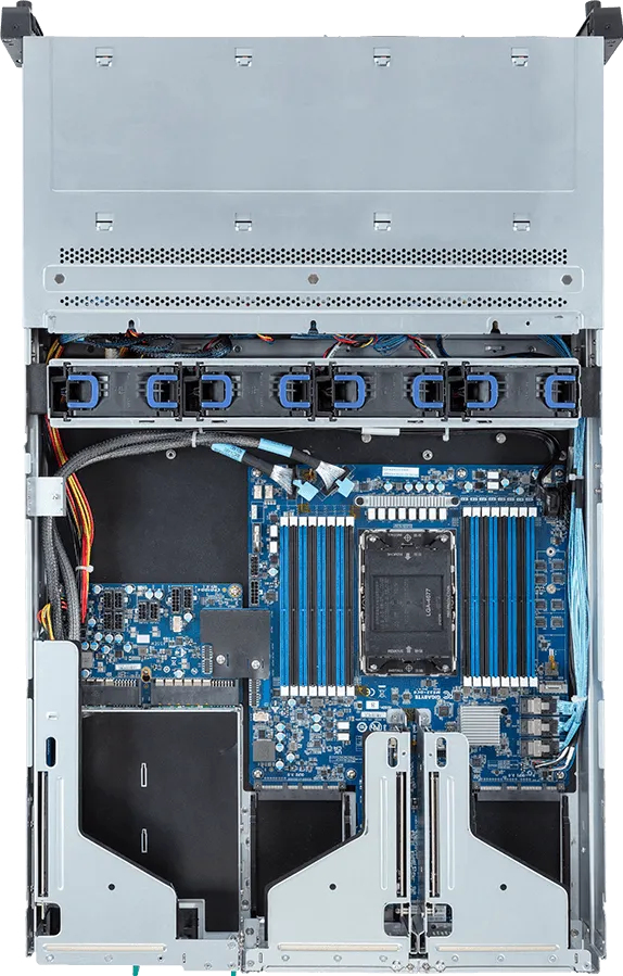 GIGABYTE R263-S33-AAL1 Intel C741 LGA 4677 (Socket E) Rack (2U) Black, Grey – image 3