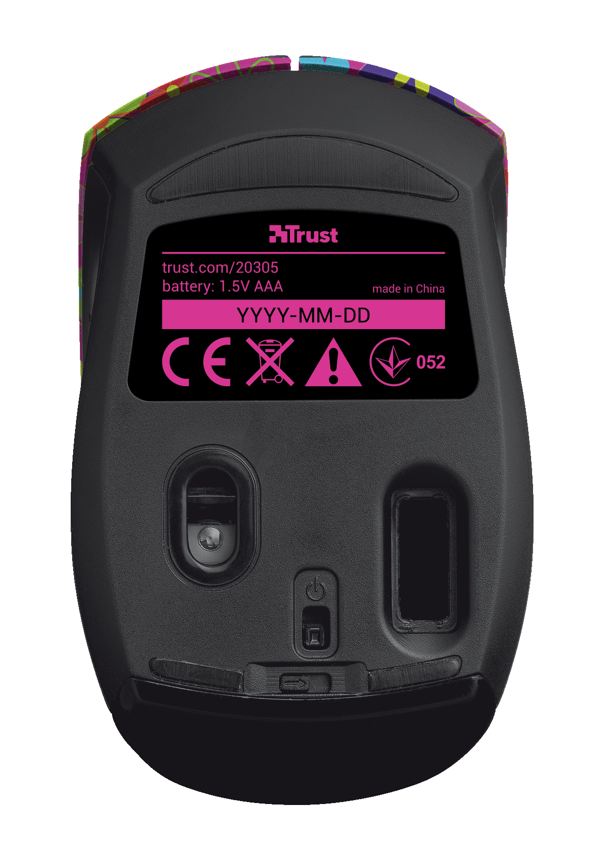 Trust 20305 mouse Travel Ambidextrous RF Wireless Optical 1000 DPI – image 4