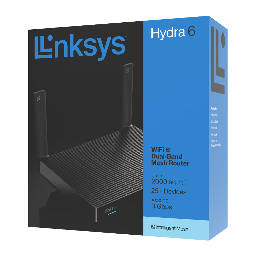 Linksys Hydra 6 Dual‑Band WiFi 6 Mesh Router AX3000 – image 8