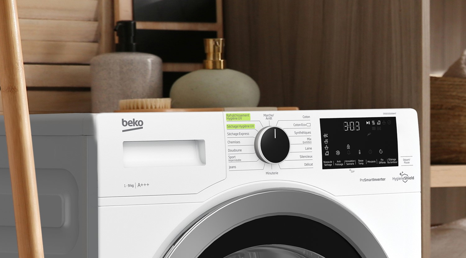 Beko DS9210GA0WHT tumble dryer Freestanding Front-load – image 3