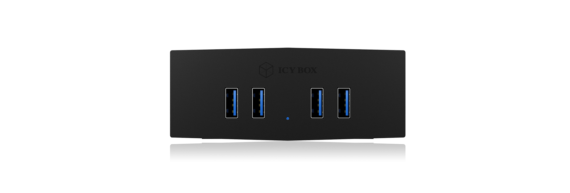 ICY BOX IB-HUB1408-U3 USB 3.2 Gen 1 (3.1 Gen 1) Type-B 5000 Mbit/s Black – image 5