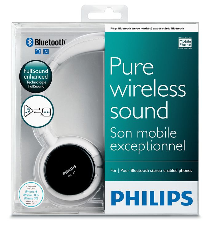 Philips Bluetooth stereo headset SHB9001WT/00 – image 2