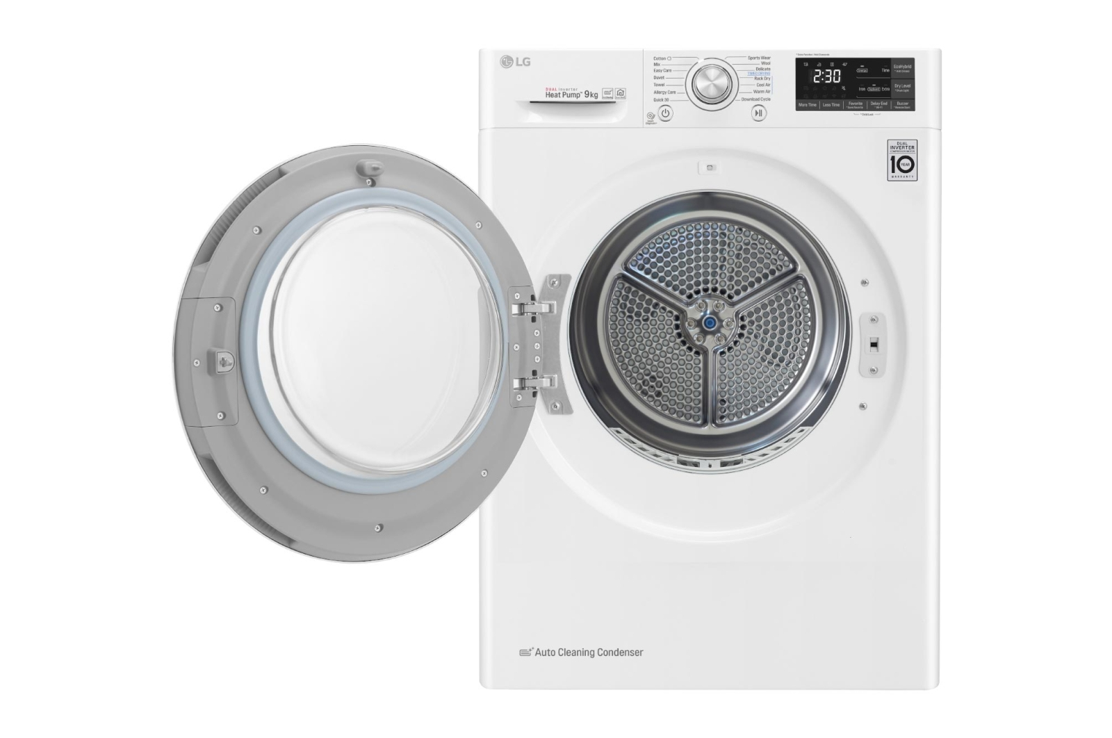 LG RH9052WH tumble dryer Freestanding Front-load White – image 3
