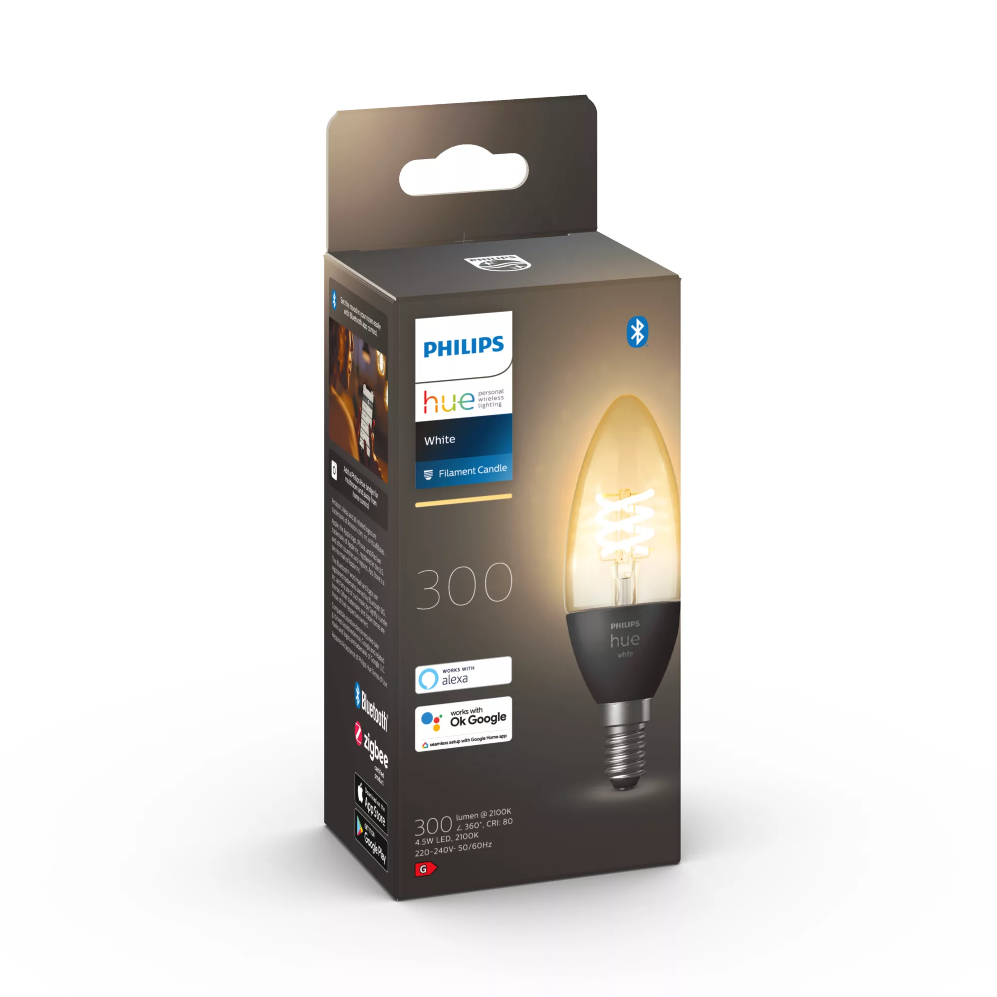 Philips by Signify Philips Hue White Candle - E14 smart bulb – image 3