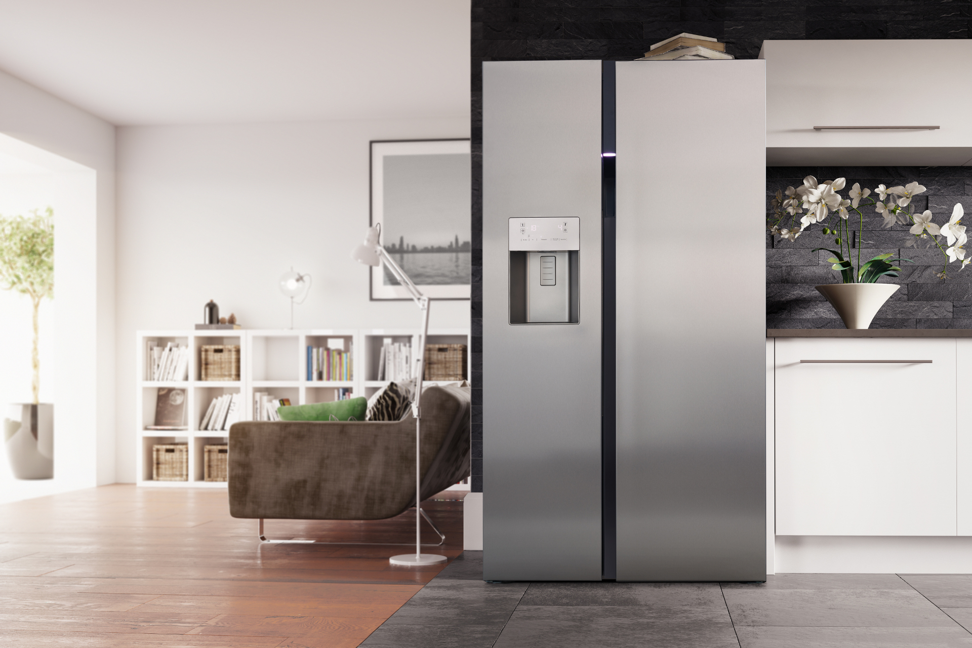 Beko ASGN542 side-by-side refrigerator Freestanding – image 5