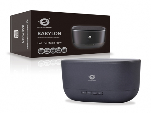 Conceptronic BABYLON Wireless Bluetooth Speaker, grey – image 3