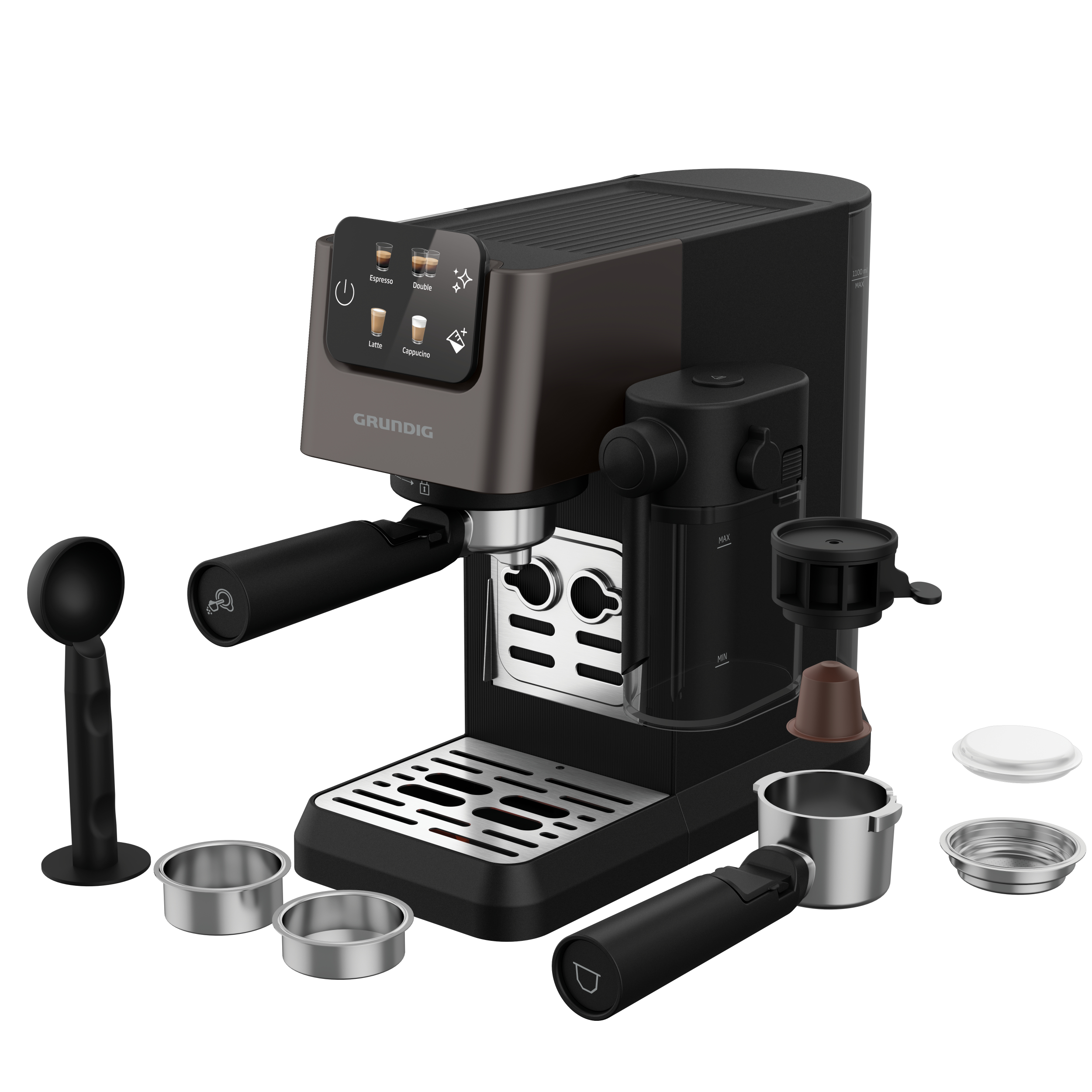 Grundig KSM 6430Delisia Coffee Yarı Otomatik Kapsüllü Süt Hazneli Espresso Makinesi — vue 1 sur 8