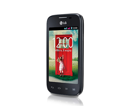 LG L40 D170 8.89 cm (3.5") Dual SIM Android 4.4 3G 0.5 GB 4 GB 1540 mAh Black – image 2
