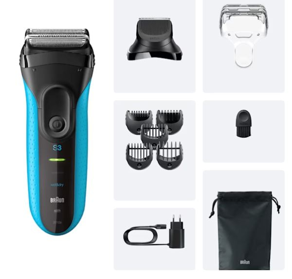 Braun 735483 Foil shaver Trimmer Black, Blue – image 6