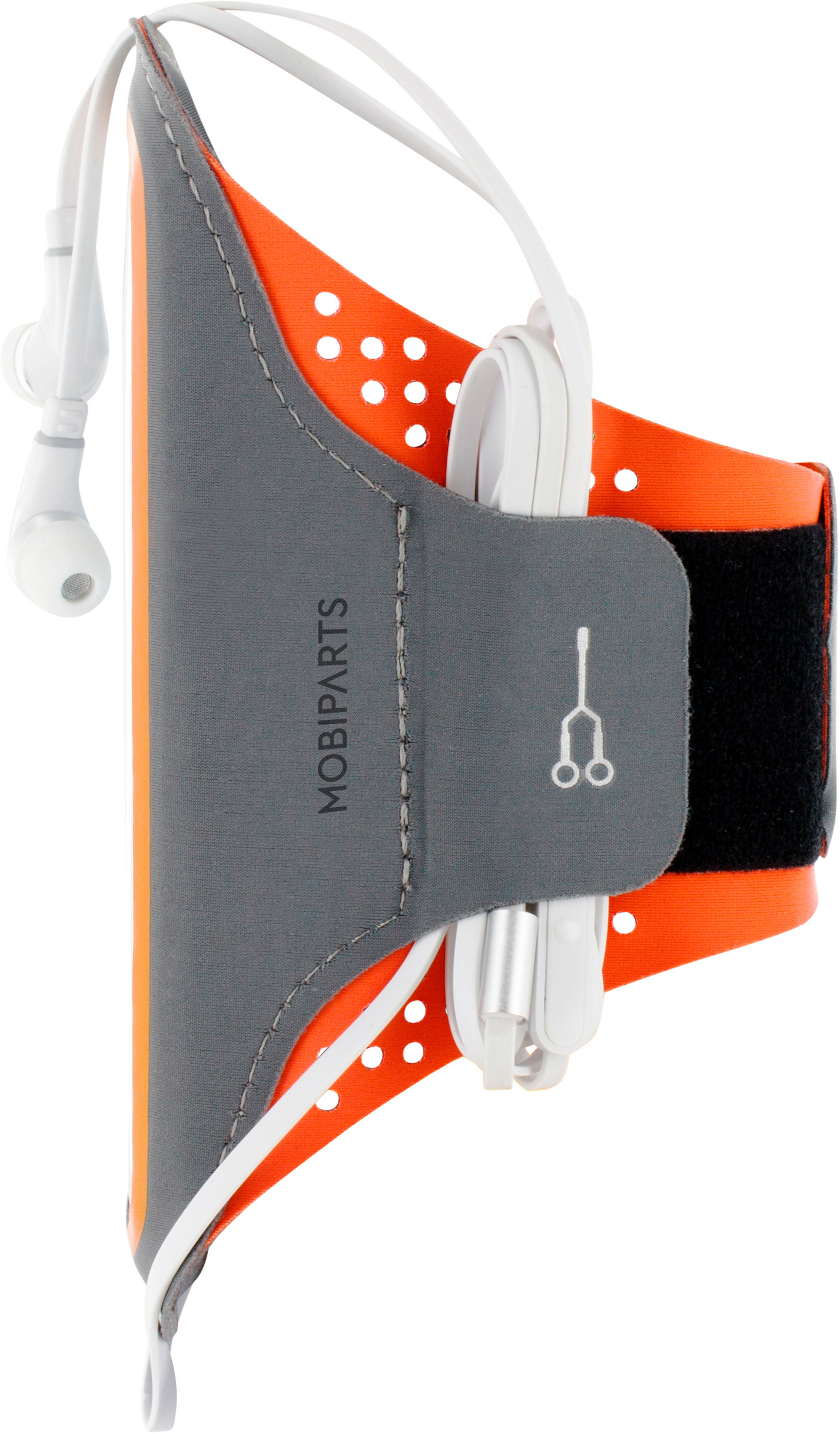 Mobiparts Comfort Fit Sport Armband Samsung Galaxy S21 FE (2022) Neon Orange – image 3