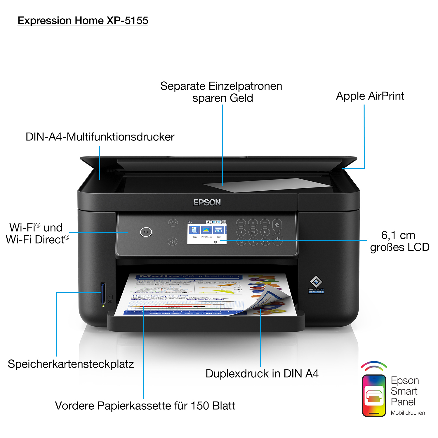 Epson Expression Home XP-5155 Inkjet A4