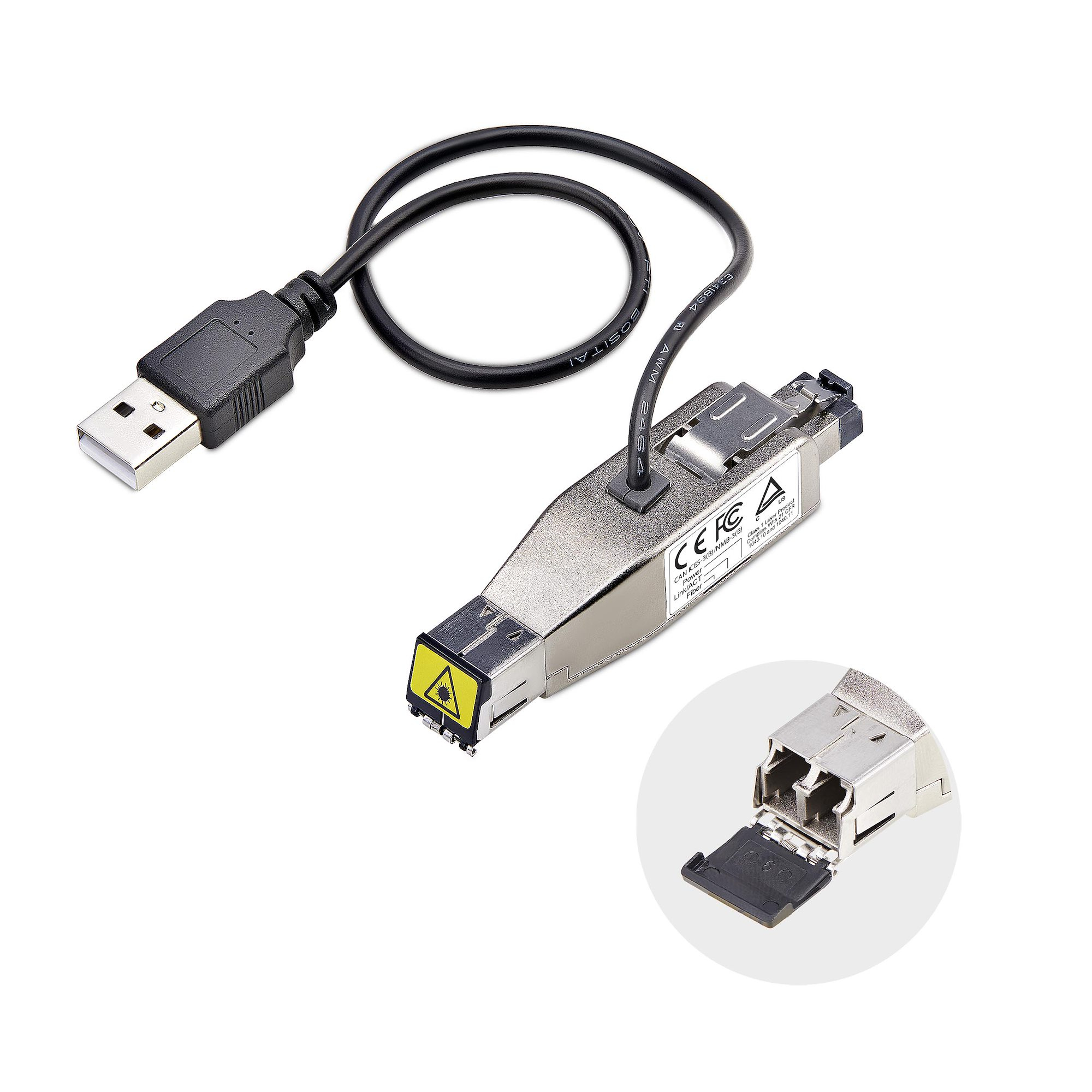StarTech.com Gigabit Fiber to RJ45 Ethernet Media Converter, Micro Mini - Fibre media converter - 1GbE - 1000Base-T, 1000Base-LX - RJ-45 / LC single-mode / LC multi-mode - up to 10 km - 1310 nm - TAA Compliant