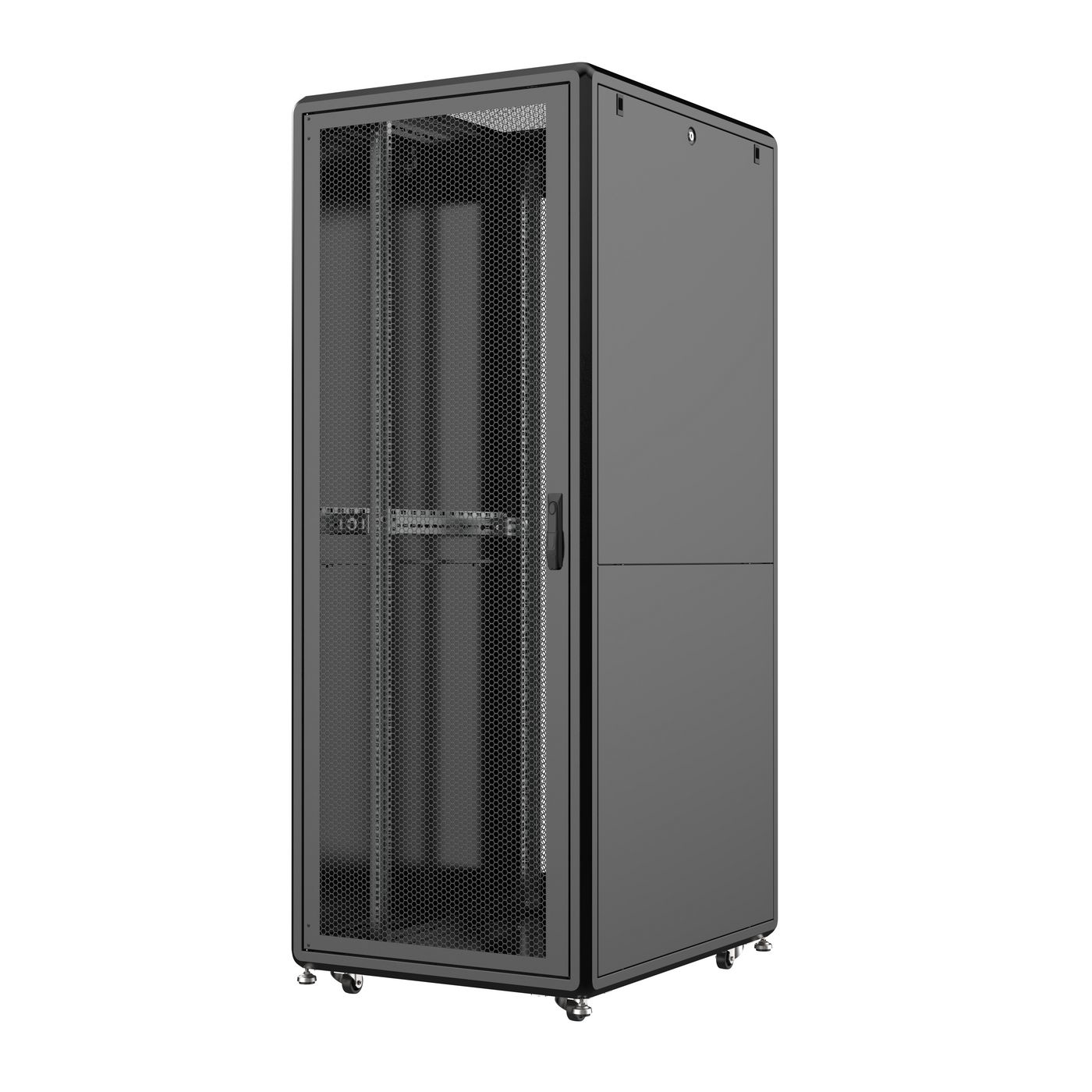 Lanview RSL42U81BL rack cabinet 42U Freestanding rack Black – image 1