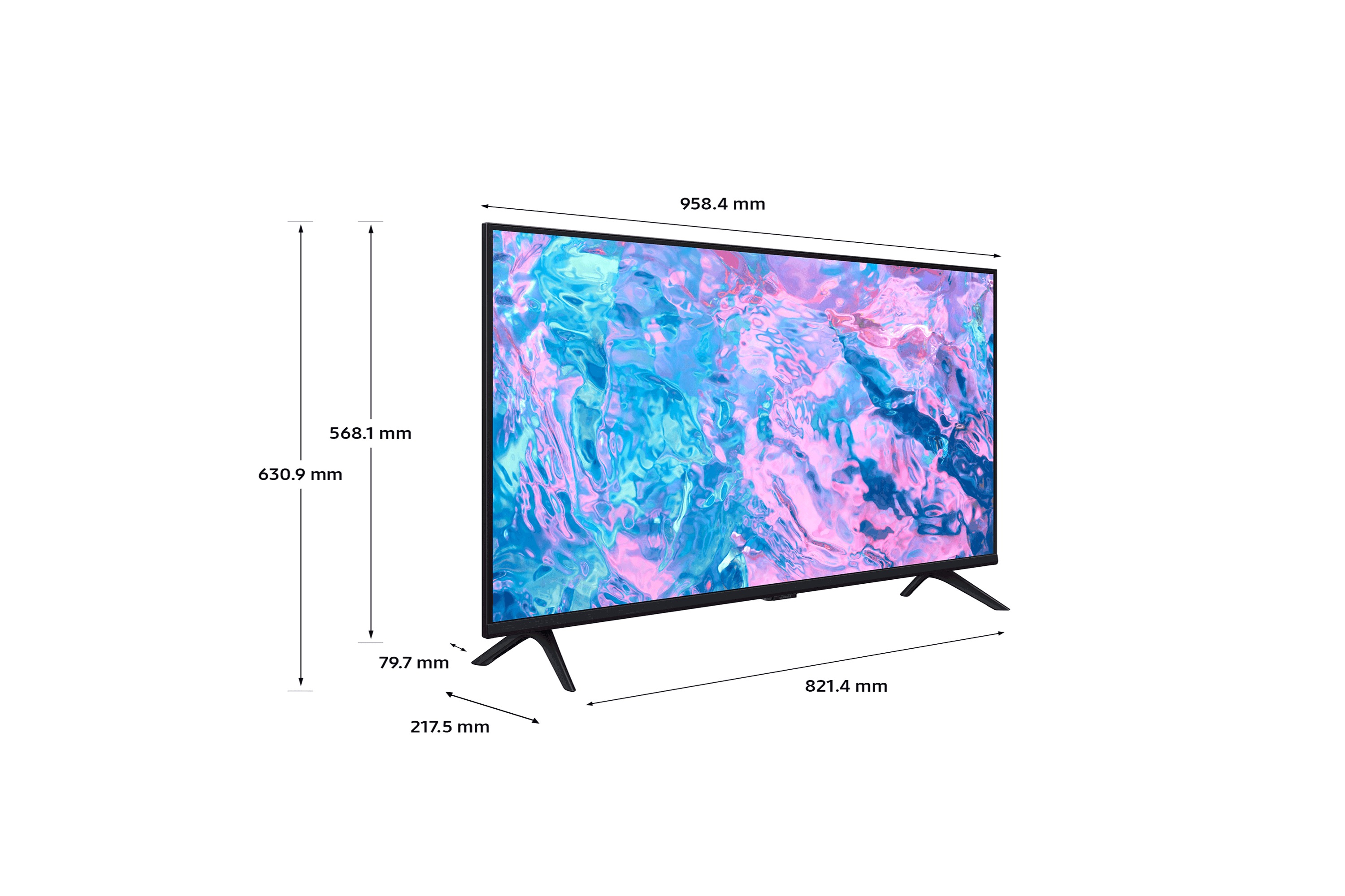 Samsung 43CU7025 TV LED 43 (108 cm) 4K UHD 3840x2160 HDR Smart TV Gaming HUB 3xHDMI — photo 4