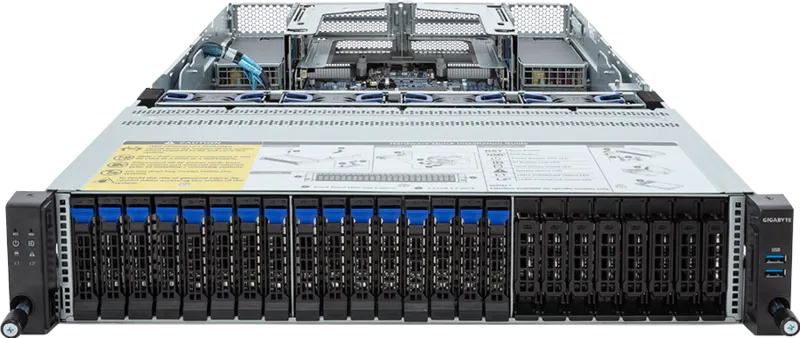 GIGABYTE R283-Z92-AAV1 LGA 6096 Rack (2U) Black, Steel – image 2