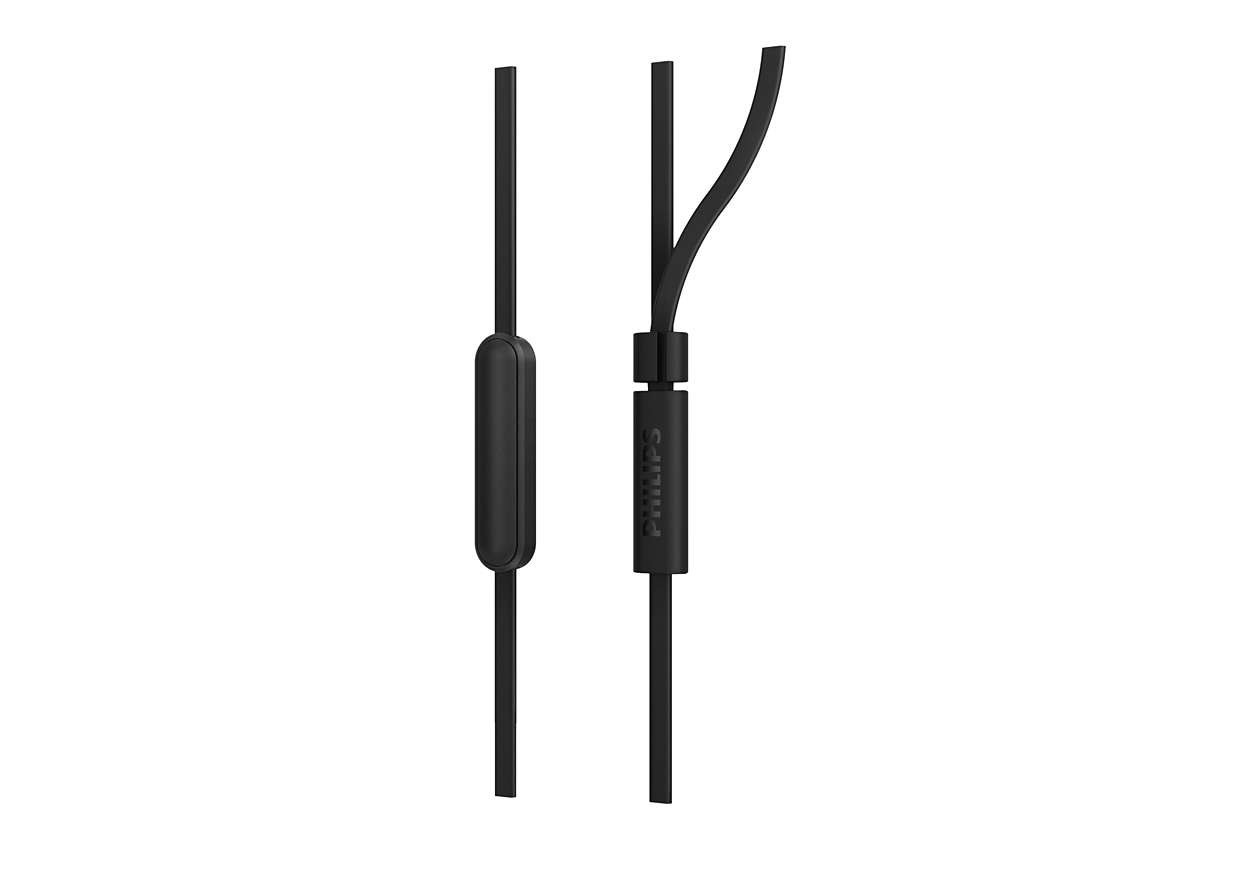 Philips TAE1105BK/00 headphones/headset Wired In-ear Calls/Music Black – image 3