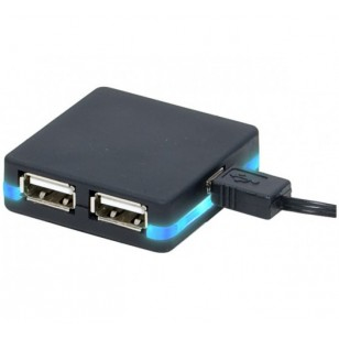 Hypertec 543130-HY interface hub USB 2.0 Mini-B 480 Mbit/s Black