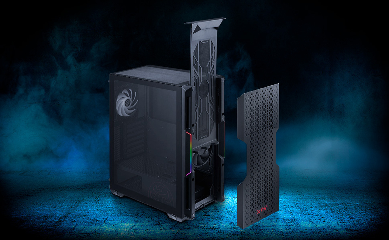 ADATA STARKERAIR-BKCWW computer case Midi Tower Black – image 7
