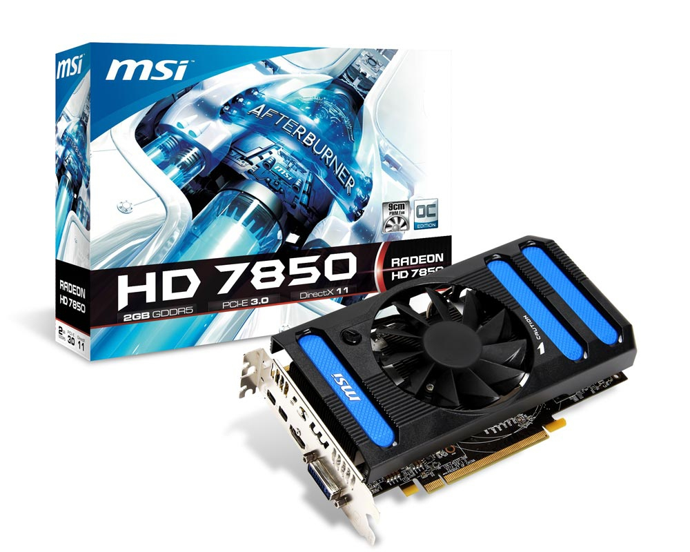 MSI V273-055R graphics card AMD Radeon HD7850 – image 1