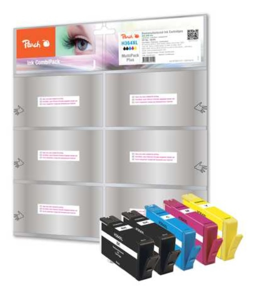 Peach 319219 ink cartridge 5 pc(s) Black, Cyan, Magenta, Yellow