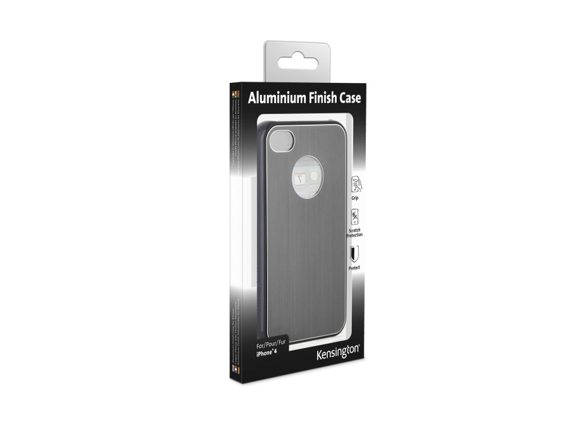 Kensington Grey Aluminium Finish Case for iPhone 4 & 4S – image 3