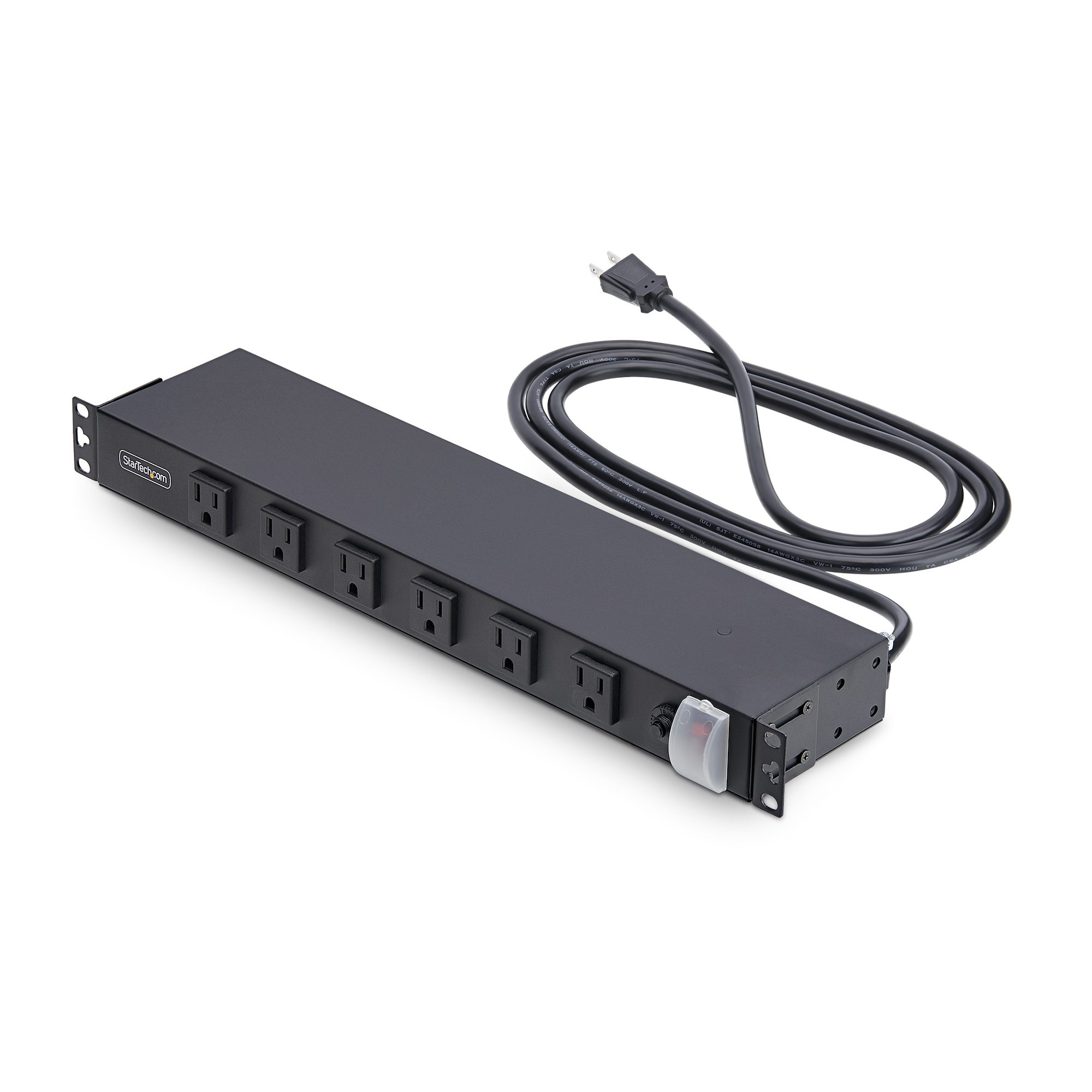 StarTech.com 12-Outlet 1U Rackmount PDU NEMA 5-15R 15A TAA Compliant 1215B8H-RACK-PDU-RA