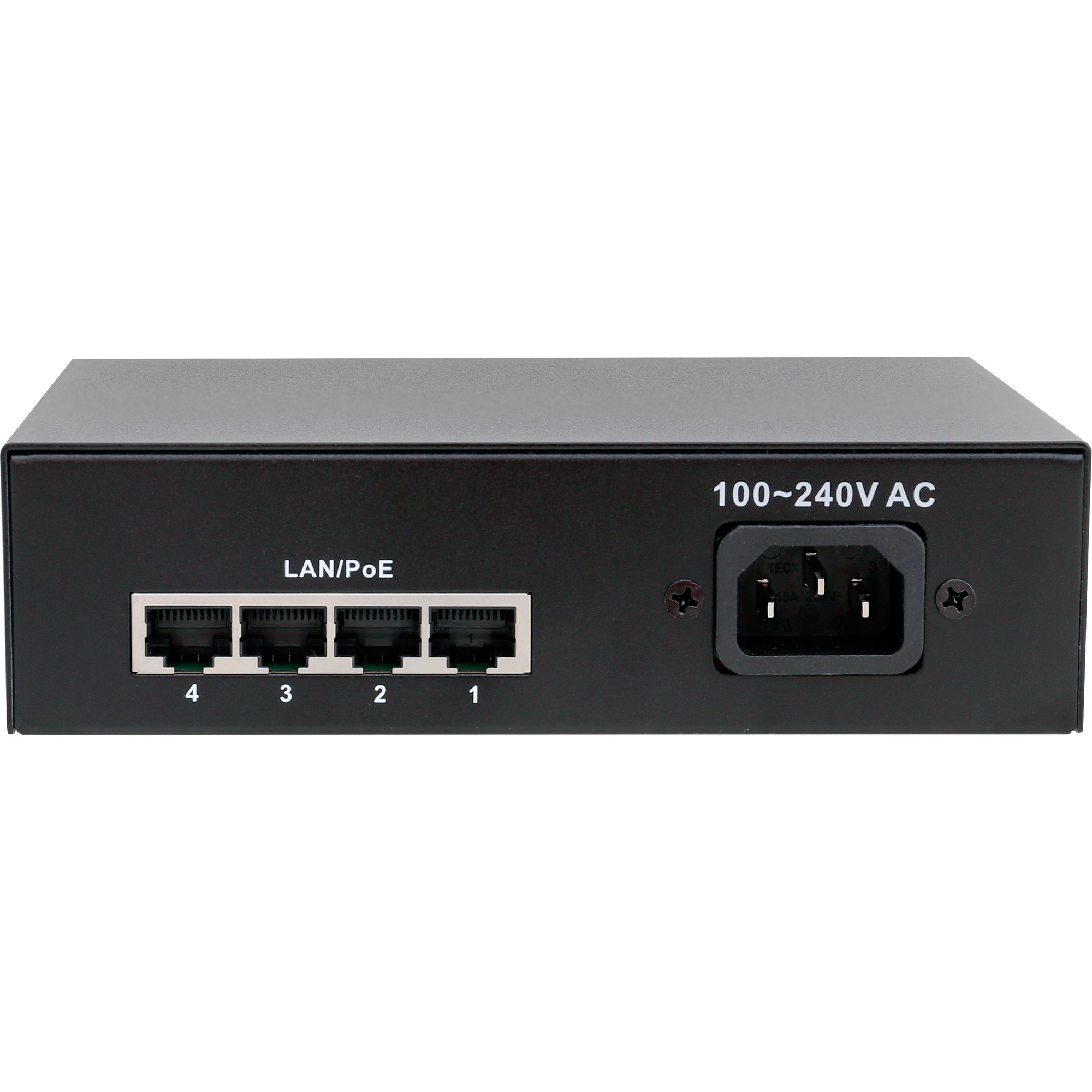 InLine PoE+ Gigabit Network Switch 5 Port (4x PoE+) – image 3