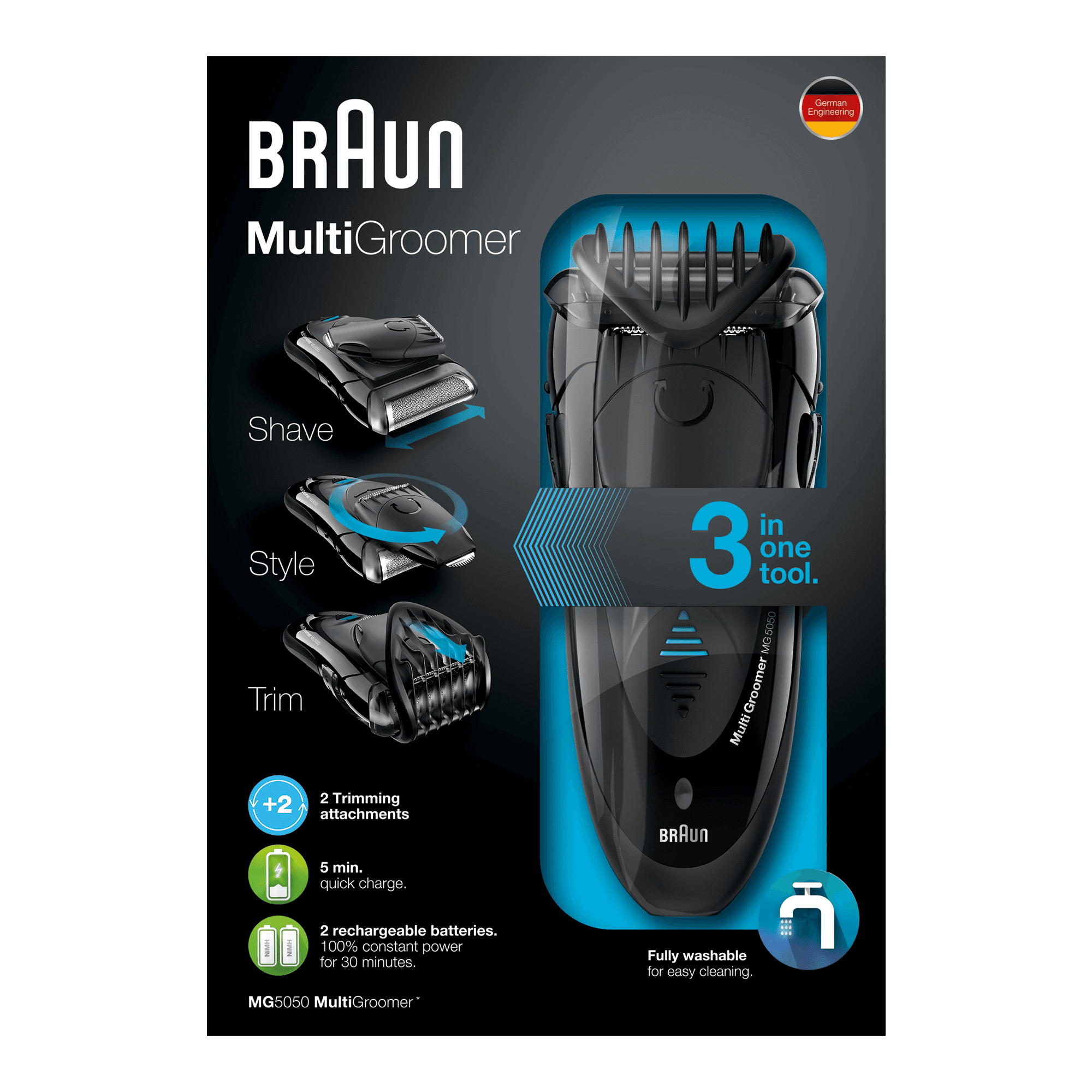 Braun Multigroomer 81519185 body groomer/shaver Black – image 2