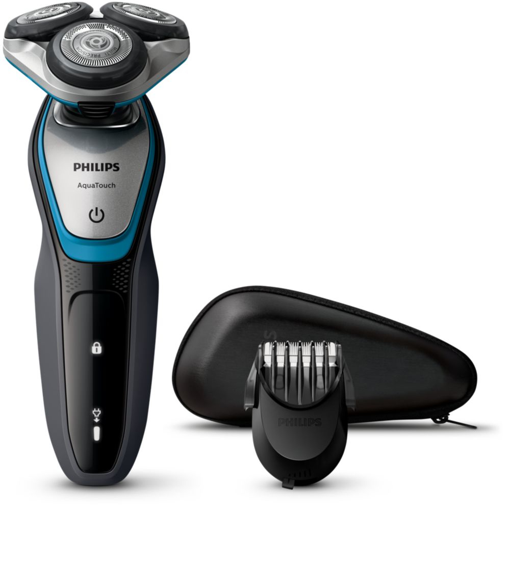 Philips AquaTouch S5400/41 men's shaver Rotation shaver Trimmer Blue, Grey