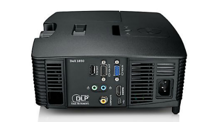 Dell 1850 data projector Standard throw projector 3000 ANSI lumens DLP 1080p (1920x1080) 3D Black – image 3