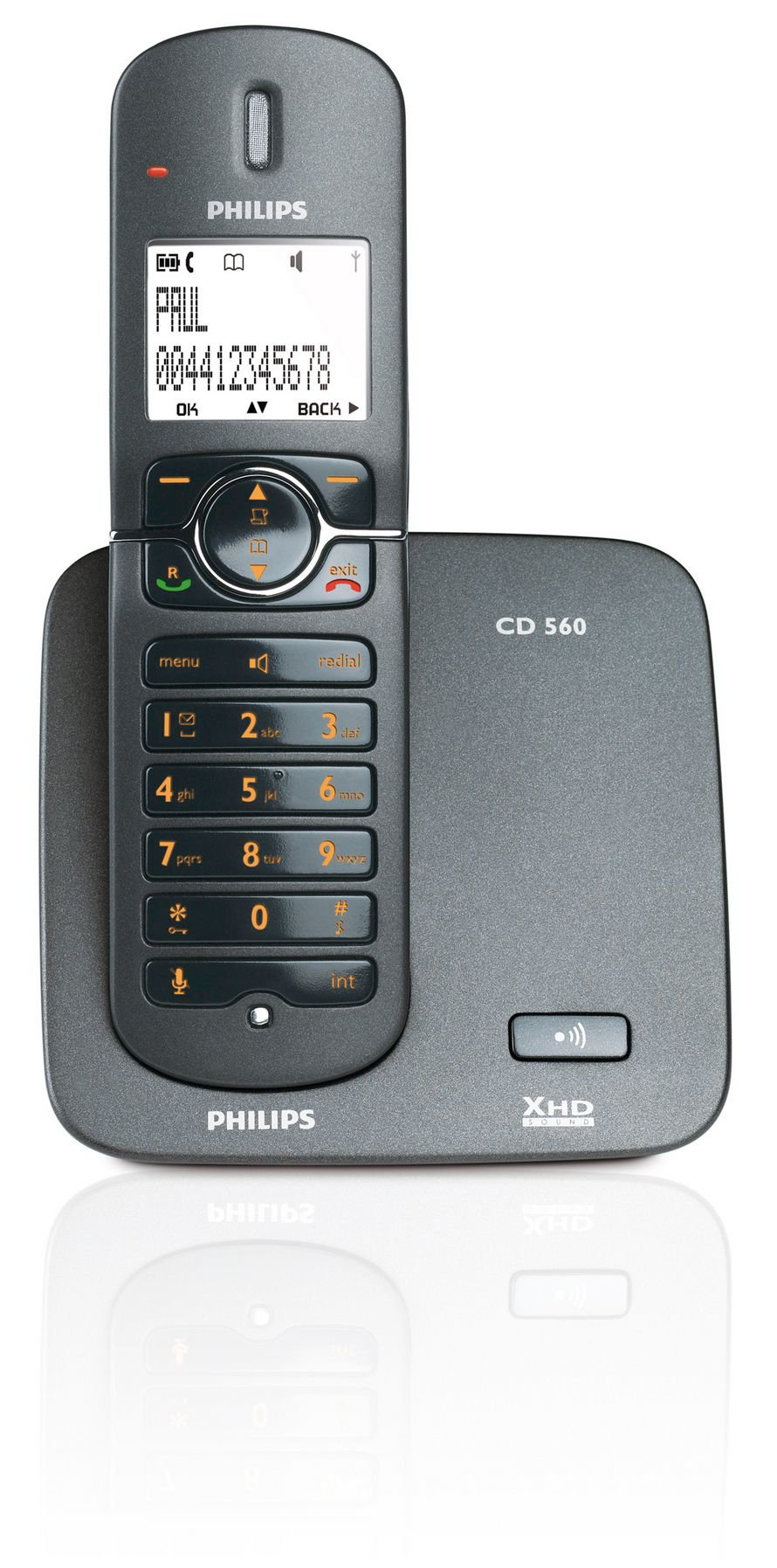 Philips 5000 series CD5601B/38 telephone Caller ID Black